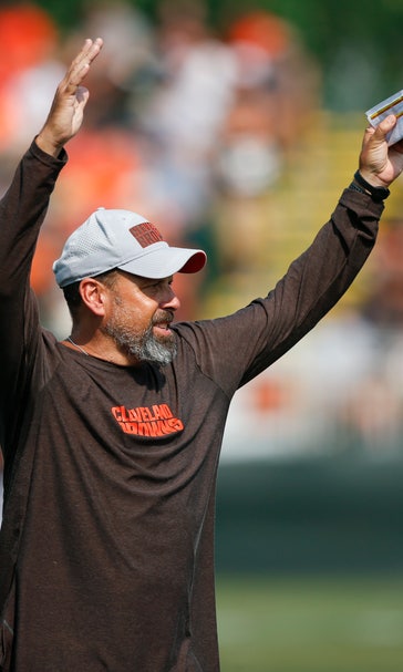 Browns coordinator Haley trying to mesh talent, toughness